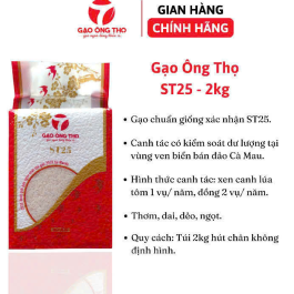 Gạo ST25 - túi 2kg