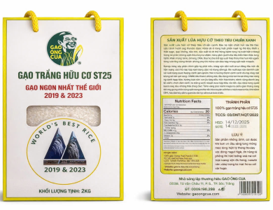 Gạo Trắng Hữu Cơ ST25 Ông Cua 