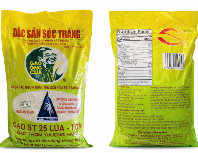 Gạo Ông Cua ST25 Lúa Tôm túi 5kg