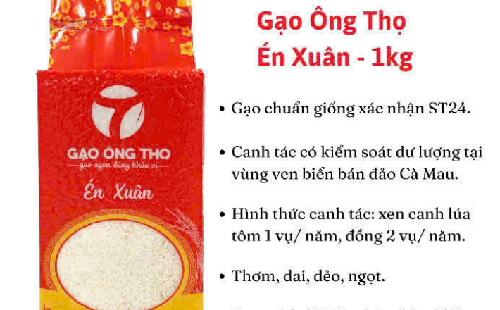 Gạo Én Xuân - túi 1kg