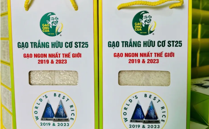 Gạo Trắng Hữu Cơ ST25 Ông Cua 