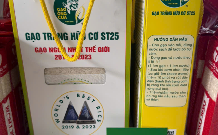 Gạo Trắng Hữu Cơ ST25 Ông Cua 